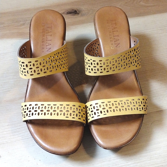 Italian shoemakers laser cut wedge - Picture 2 of 8